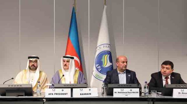 <p>Bahrain officially assumed the presidency of the Asian Parliamentary Assembly (APA) during the co-ordination meeting held in Geneva, Switzerland, on the sidelines of the 151st Inter-Parliamentary Union (IPU) assembly, attended by Parliament Speaker and Parliamentary Division Executive Committee chairman Ahmed Al Musallam.</p><p>The meeting was attended by several heads and representatives of Asian parliaments and legislative councils. Mr Al Musallam emphasised Bahrain’s commitment to enhancing constructive co-operation with Asian countries and achieving optimal investment in developmental paths.</p><p>He highlighted the meeting’s aim to enhance Asian parliamentary co-operation and expressed appreciation for Bahrain’s parliamentary group being entrusted with the APA presidency for 2026.</p><p>He underlined that Bahrain’s parliamentary group will continue advancing the Assembly’s role by opening broad co-operation and co-ordination for the benefit of Asian countries and peoples.</p>